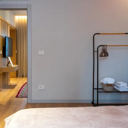 Chic With New Bazaar View 公寓 地拉那